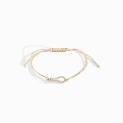 BRACCIALE ELIKCA MINI ONE PAVE CORDINO