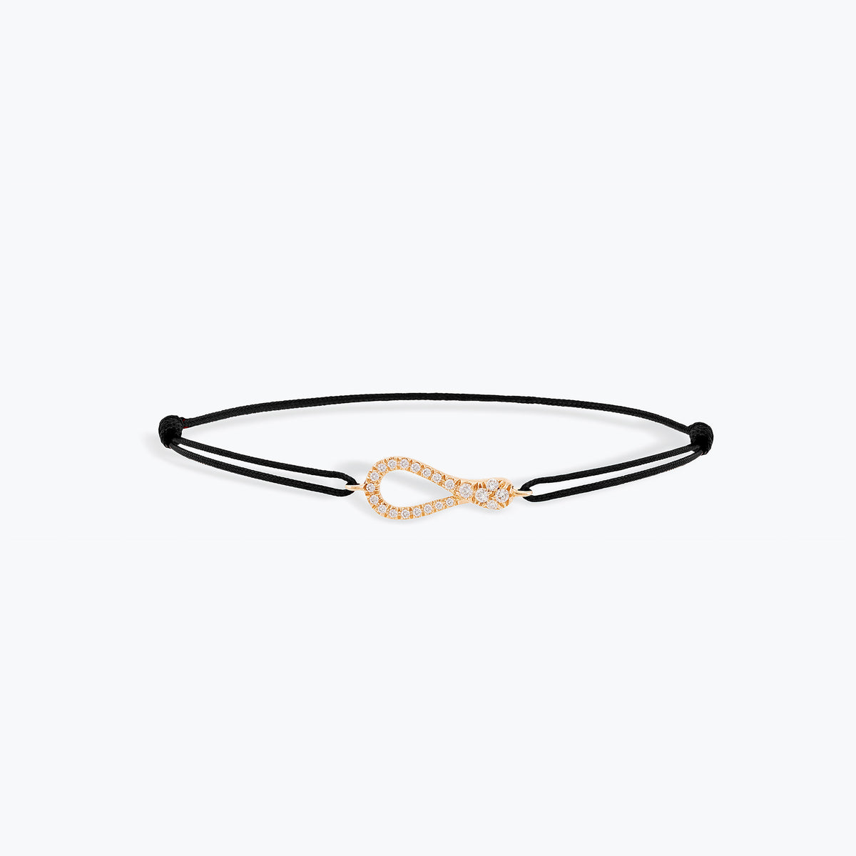 BRACCIALE MINI ONE PAVE CON CORDINO