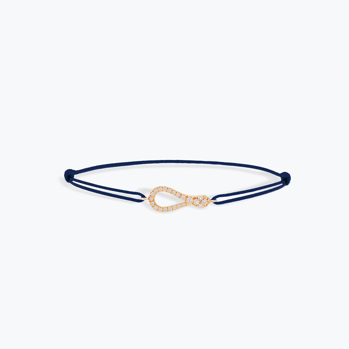 BRACCIALE MINI ONE PAVE CON CORDINO