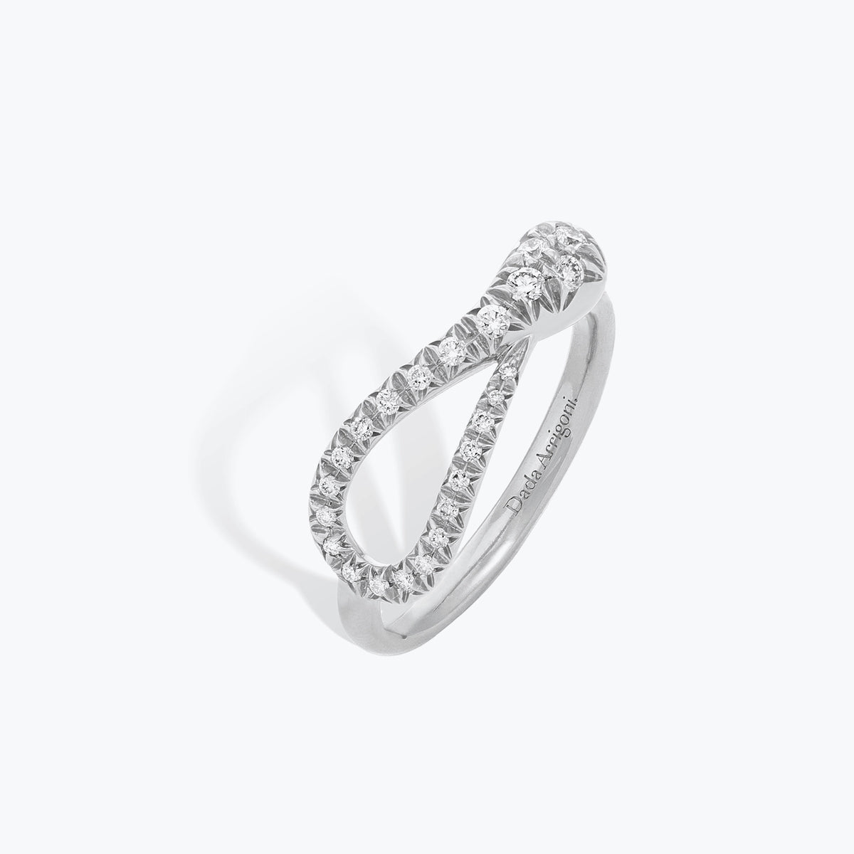 ANELLO MINI ONE IN PAVÉ DI DIAMANTI