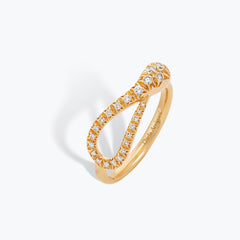 ANELLO MINI ONE IN PAVÉ DI DIAMANTI