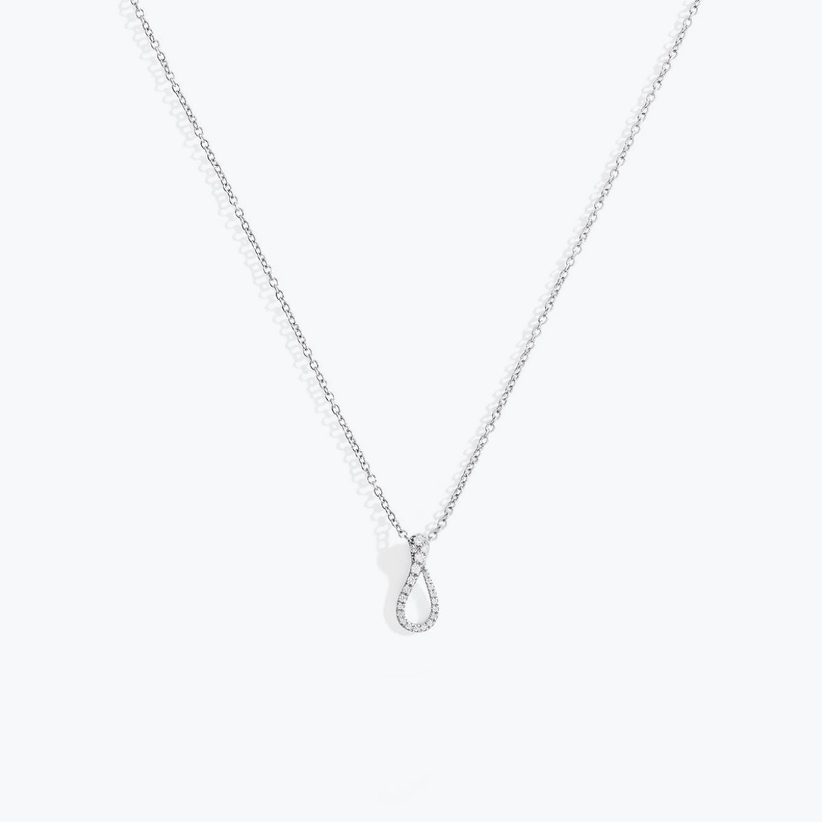 COLLANA ELIKA MINI ONE PAVÉ DIAMANTI - Dada Arrigoni
