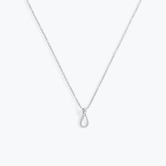 COLLANA ELIKA MINI ONE PAVÉ DIAMANTI - Dada Arrigoni