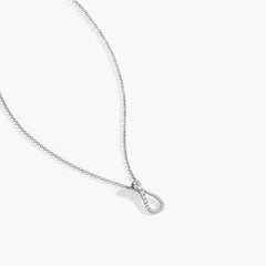 COLLANA ELIKA MINI ONE PAVÉ DIAMANTI