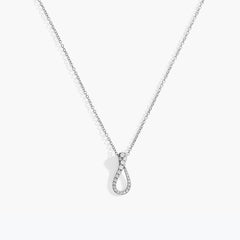 COLLANA ELIKA MINI ONE PAVÉ DIAMANTI