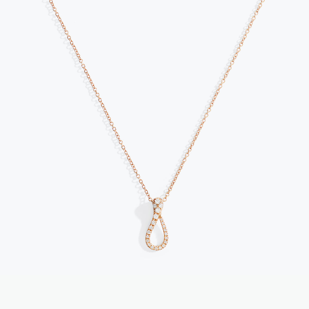 COLLANA ELIKA MINI ONE PAVÉ DIAMANTI