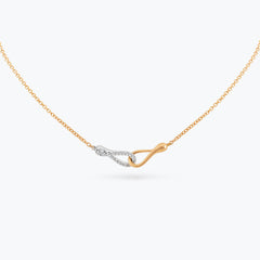COLLANA MINI ONE LOVE DEMI PAVÉ