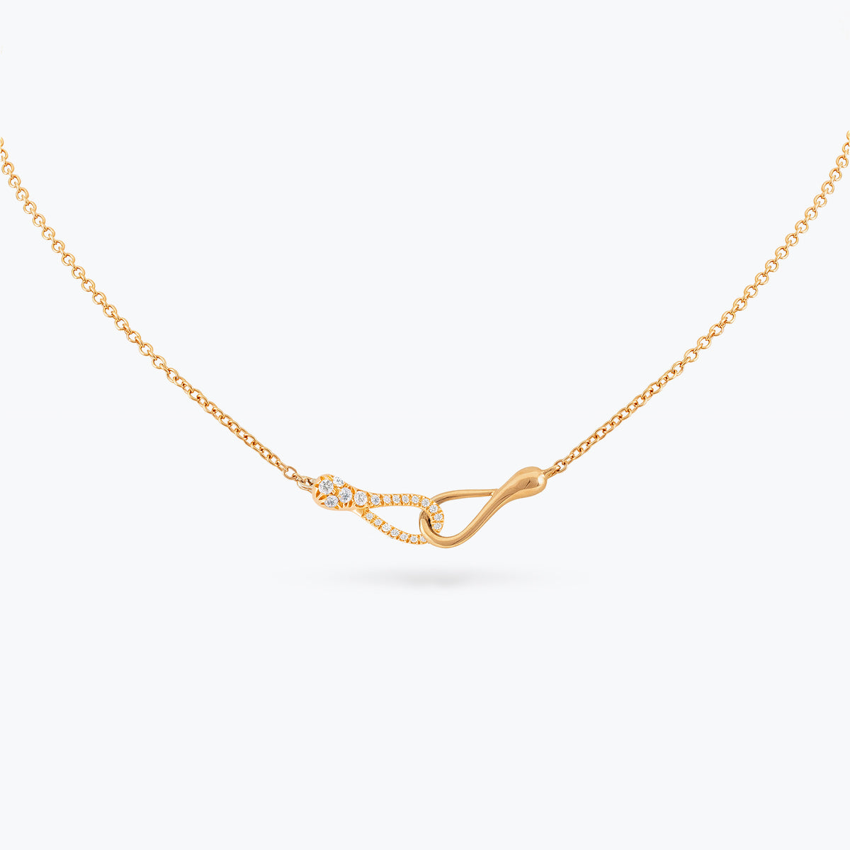 MINI ONE LOVE DEMI PAVÉ NECKLACE