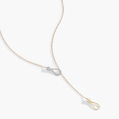 COLLANA ELIKA Y-SHAPE DEMI PAVÉ