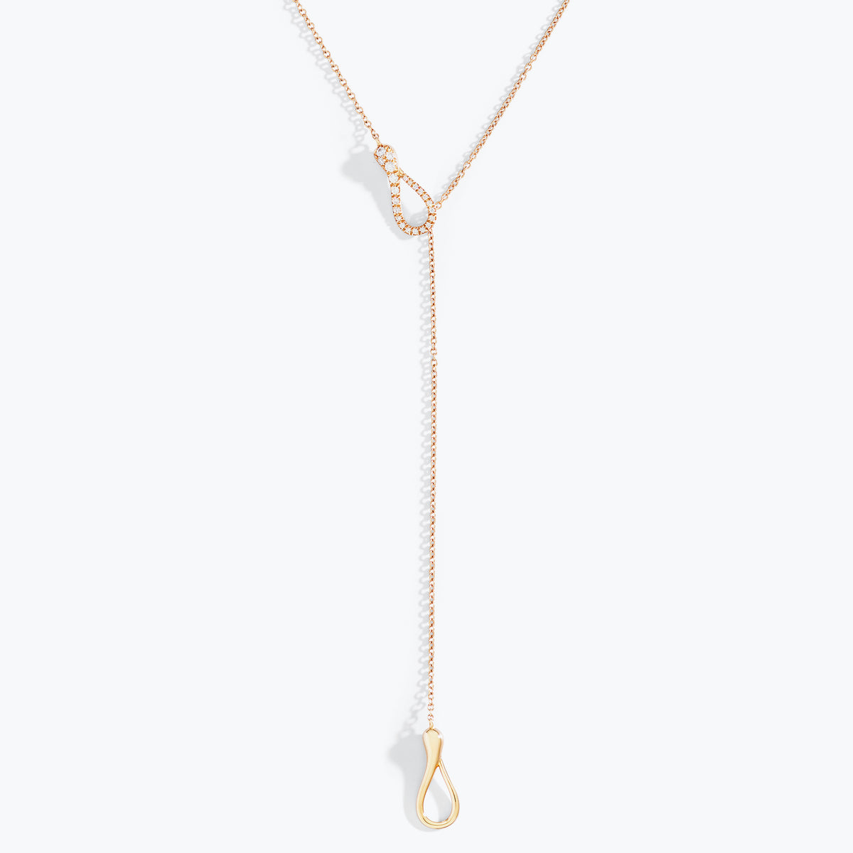 COLLANA ELIKA Y-SHAPE DEMI PAVÉ