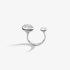 ANELLO GLAMOUR BOULE GRANDE PAVE'