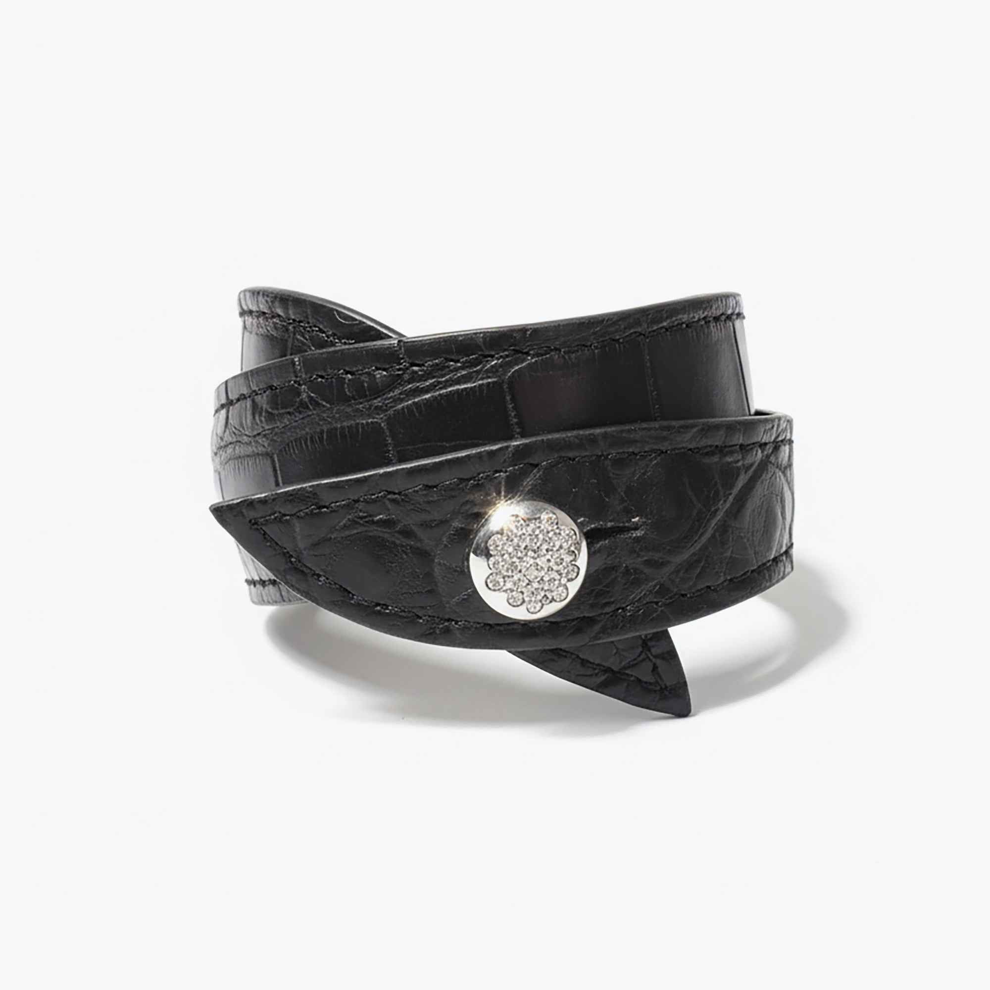 MANCHETTE GLAMOUR BOULE PAVÉ