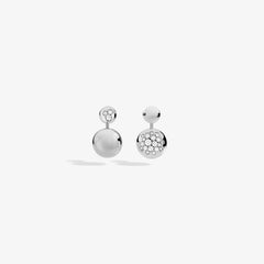 ORECCHINI GLAMOUR CORTI PAVÉ MIX&MATCH