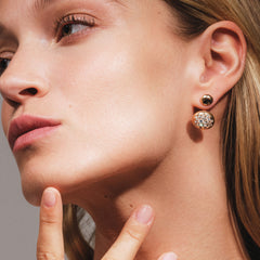ORECCHINI GLAMOUR CORTI PAVÉ MIX&MATCH