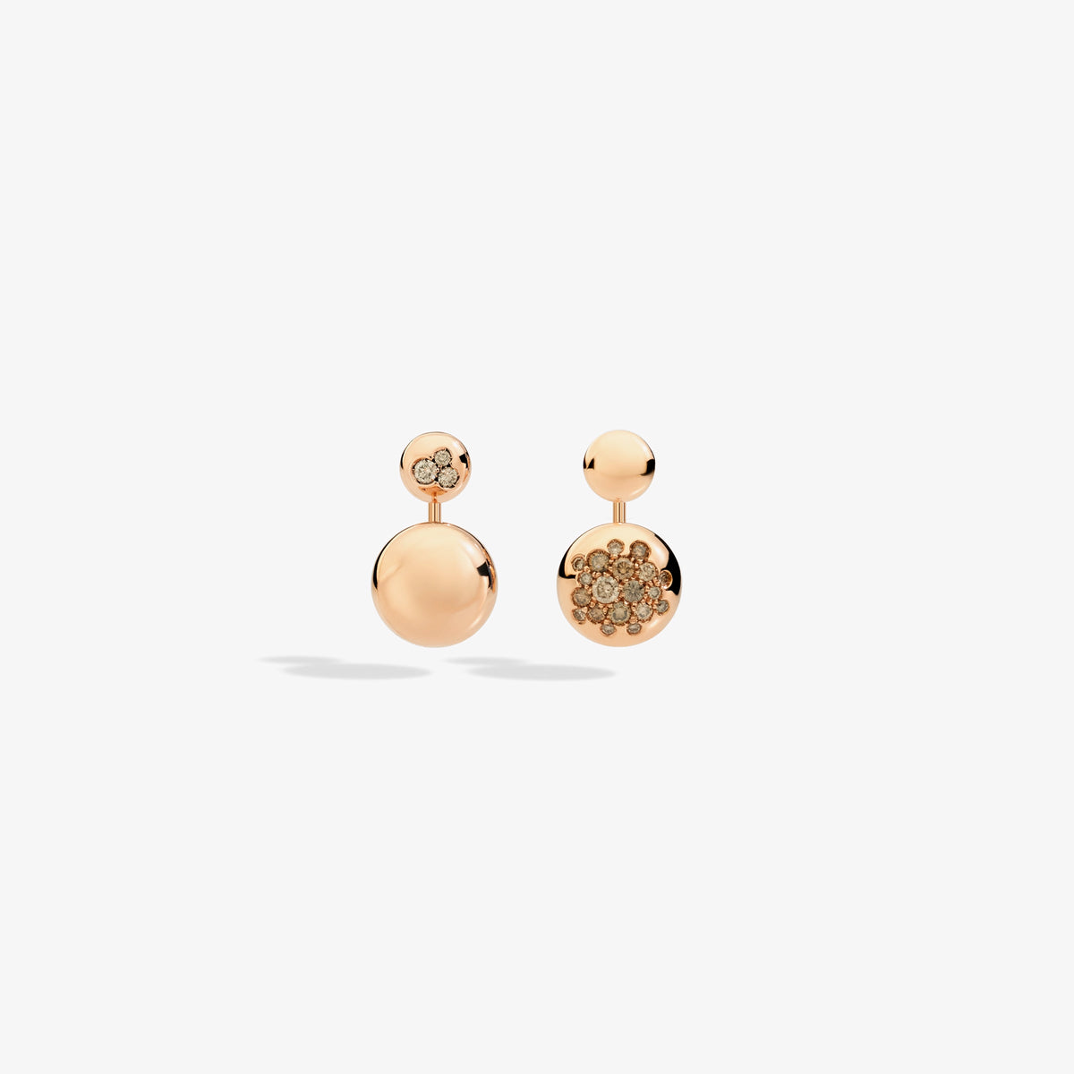 ORECCHINI GLAMOUR CORTI PAVÉ MIX&MATCH