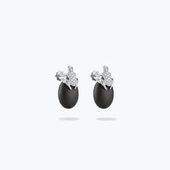 ASYMMETRIC HAPPY FROG EARRINGS