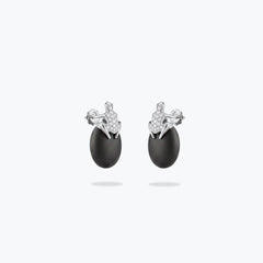 ASYMMETRIC HAPPY FROG EARRINGS