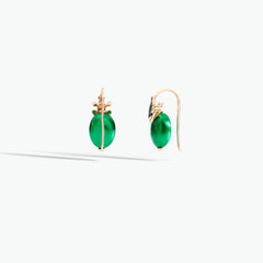 ASYMMETRIC HAPPY FROG EARRINGS