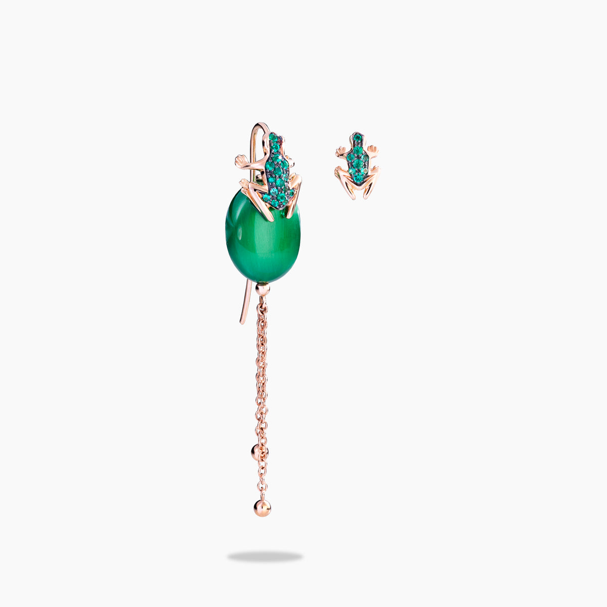 ORECCHINI HAPPY FROG ASIMMETRICI - Dada Arrigoni