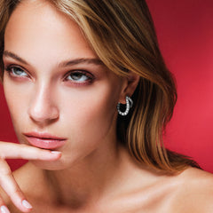 ORECCHINI IVY CORTI CON DIAMANTI
