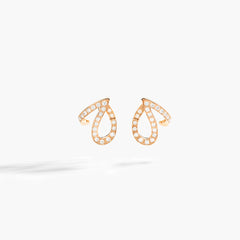 ORECCHINI IVY CORTI CON DIAMANTI