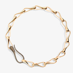 CATENA ELIKA MAGLIE GRANDI CON PAVE