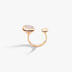 ANELLO GLAMOUR BOULE GRANDE PAVE'