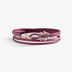 BRACCIALE HAPPY FROG IN PELLE