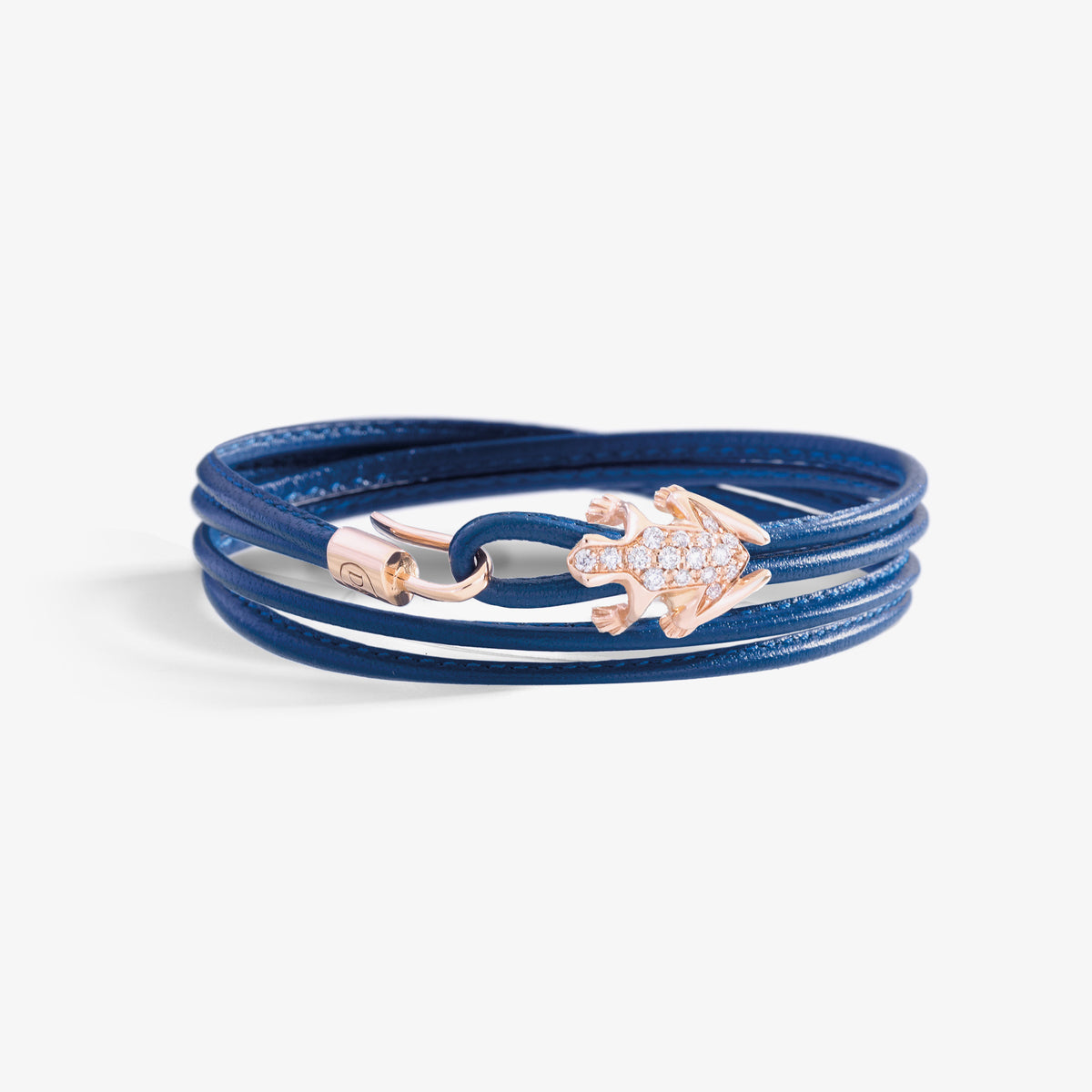 BRACCIALE HAPPY FROG IN PELLE