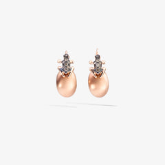 HAPPY FROG GOLD SMALL NUGGET EARRINGS