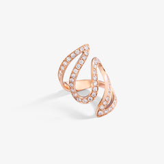 ANELLO IVY DOPPIO CON DIAMANTI