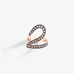 ANELLO IVY CON DIAMANTI