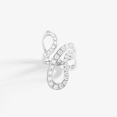 ANELLO IVY LUNGO CON DIAMANTI