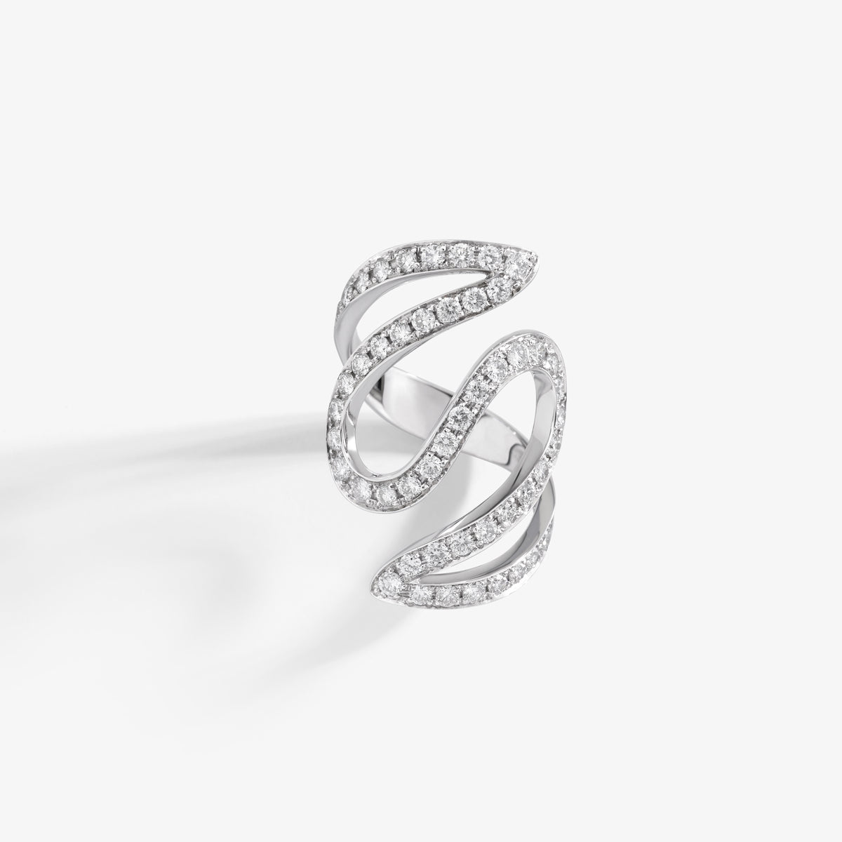 ANELLO IVY DOPPIO CON DIAMANTI