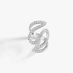 ANELLO IVY DOPPIO CON DIAMANTI