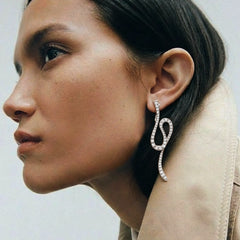 ORECCHINI IVY LUNGHI CON DIAMANTI