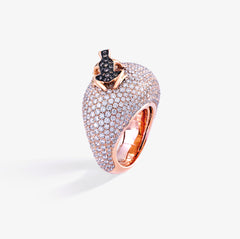 ANELLO HAPPY FROG MEDIO FULL PAVE'
