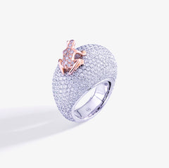 ANELLO HAPPY FROG MEDIO FULL PAVE'