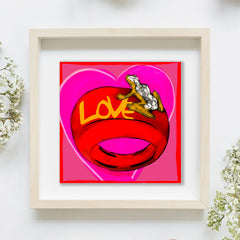 Happy Frog Love Screen Print