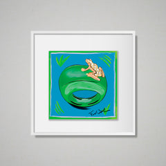 Happy Frog Water Screen Print