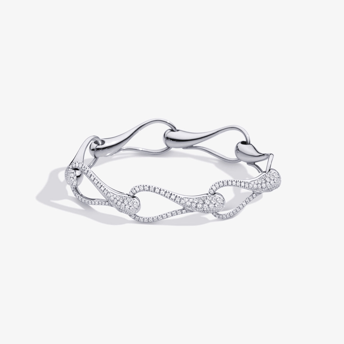 BRACCIALE ELIKA MAGLIE GRANDI FULL PAVE'