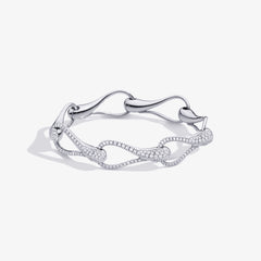 BRACCIALE ELIKA MAGLIE GRANDI FULL PAVE'