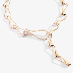 CATENA ELIKA MAGLIE GRANDI CON PAVE