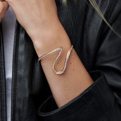 Bracciale Ivy in Oro Rosa 18k e Diamanti Indossato